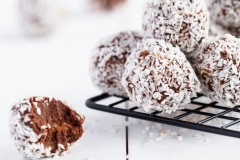 choc adzuki balls